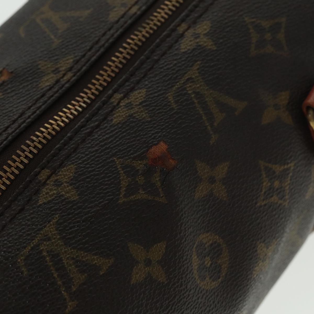 LOUIS VUITTON Monogram Papillon 30 Hand Bag M51385 LV Auth 79655