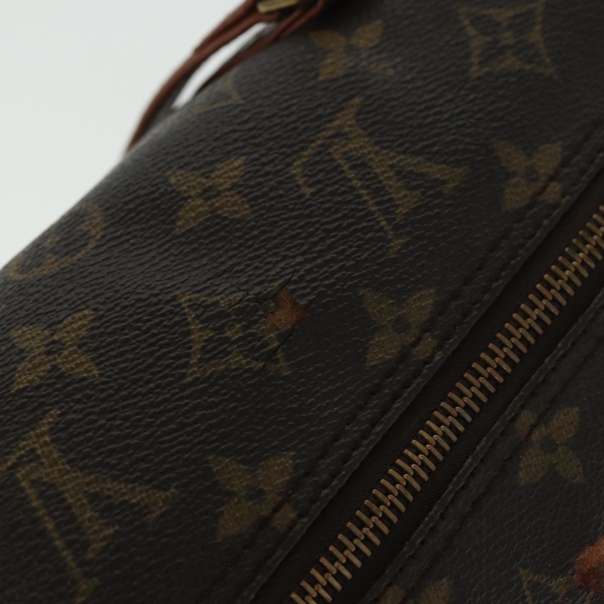 LOUIS VUITTON Monogram Papillon 30 Hand Bag M51385 LV Auth 79655