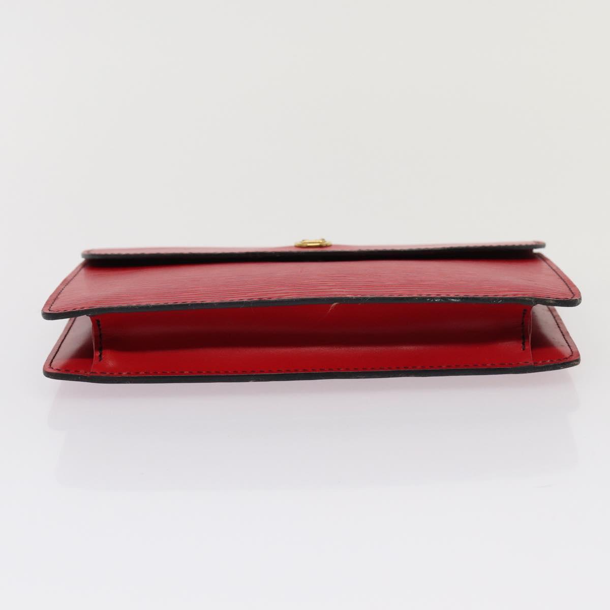 LOUIS VUITTON Epi Montagne 20 Clutch Bag Red LV Auth 79657