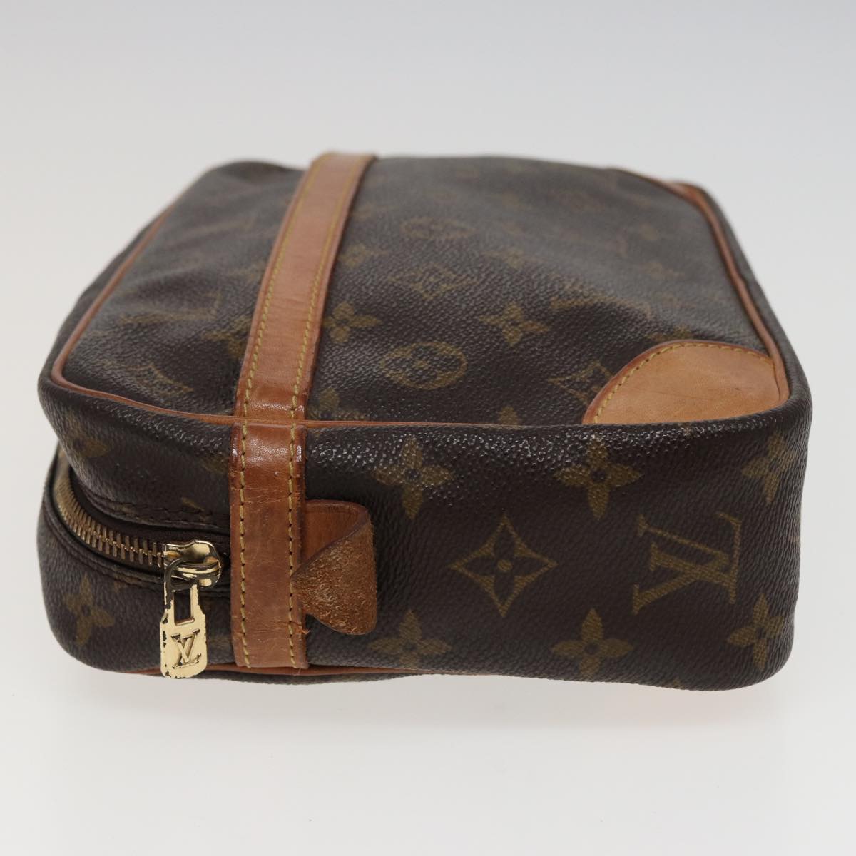 LOUIS VUITTON Monogram Compiegne 28 Clutch Bag M51845 LV Auth 79693