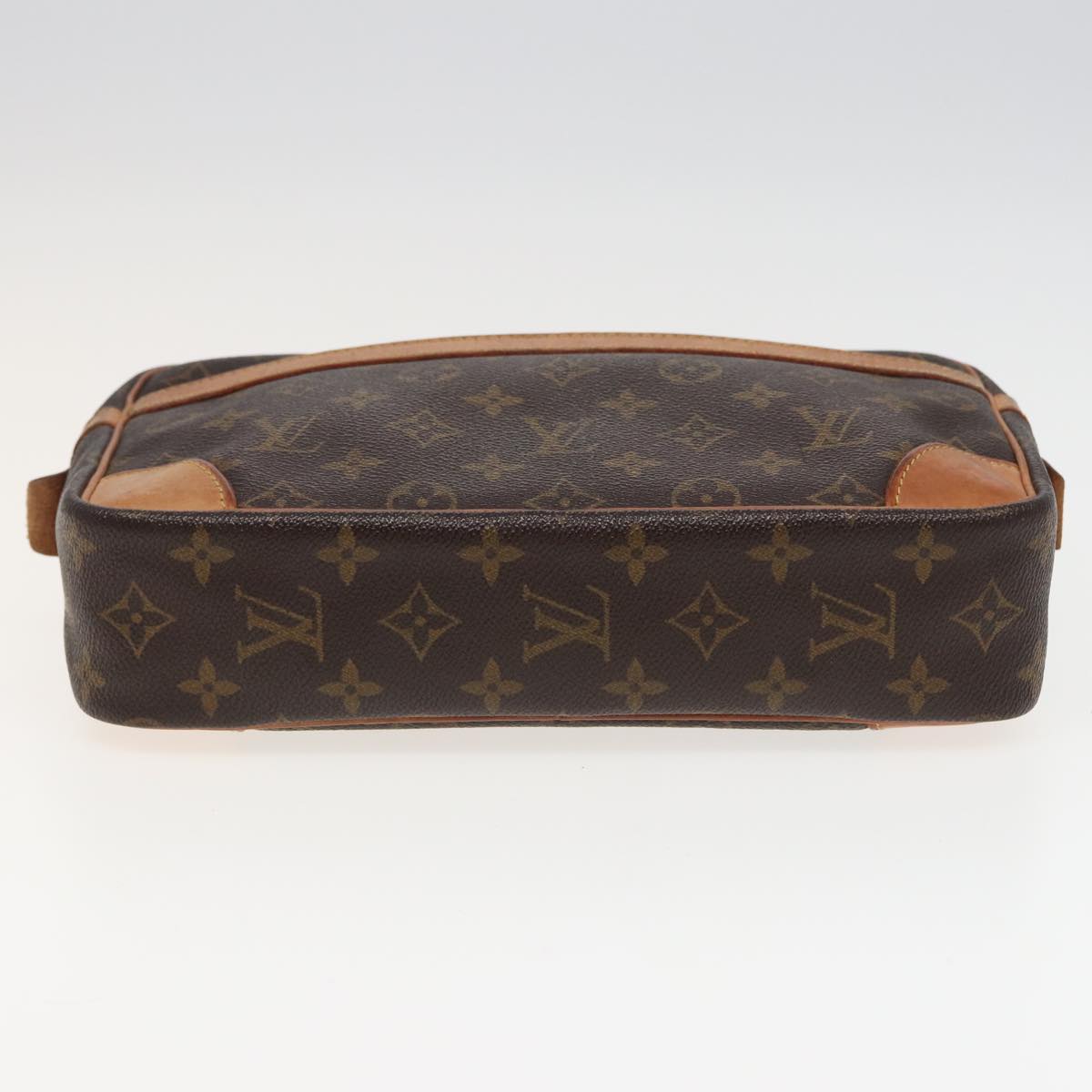 LOUIS VUITTON Monogram Compiegne 28 Clutch Bag M51845 LV Auth 79693