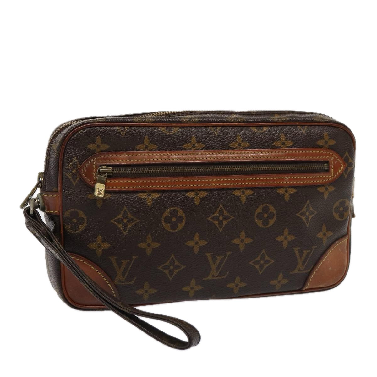 LOUIS VUITTON Monogram Marly Dragonne GM Clutch Bag M51825 LV Auth 79706