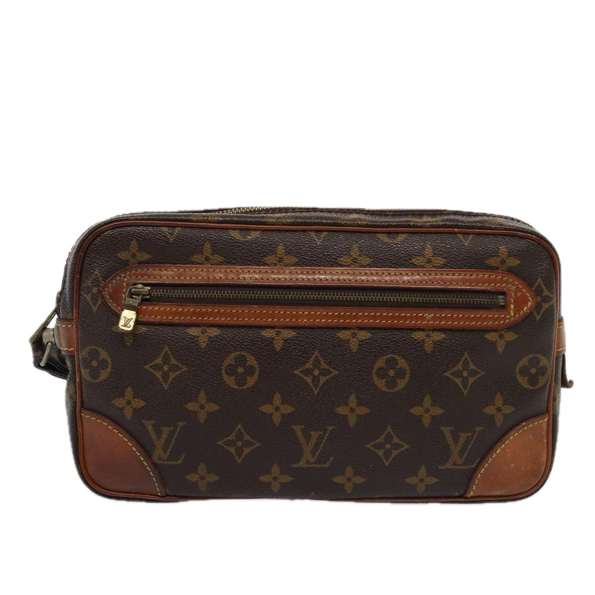 LOUIS VUITTON Monogram Marly Dragonne GM Clutch Bag M51825 LV Auth 79706