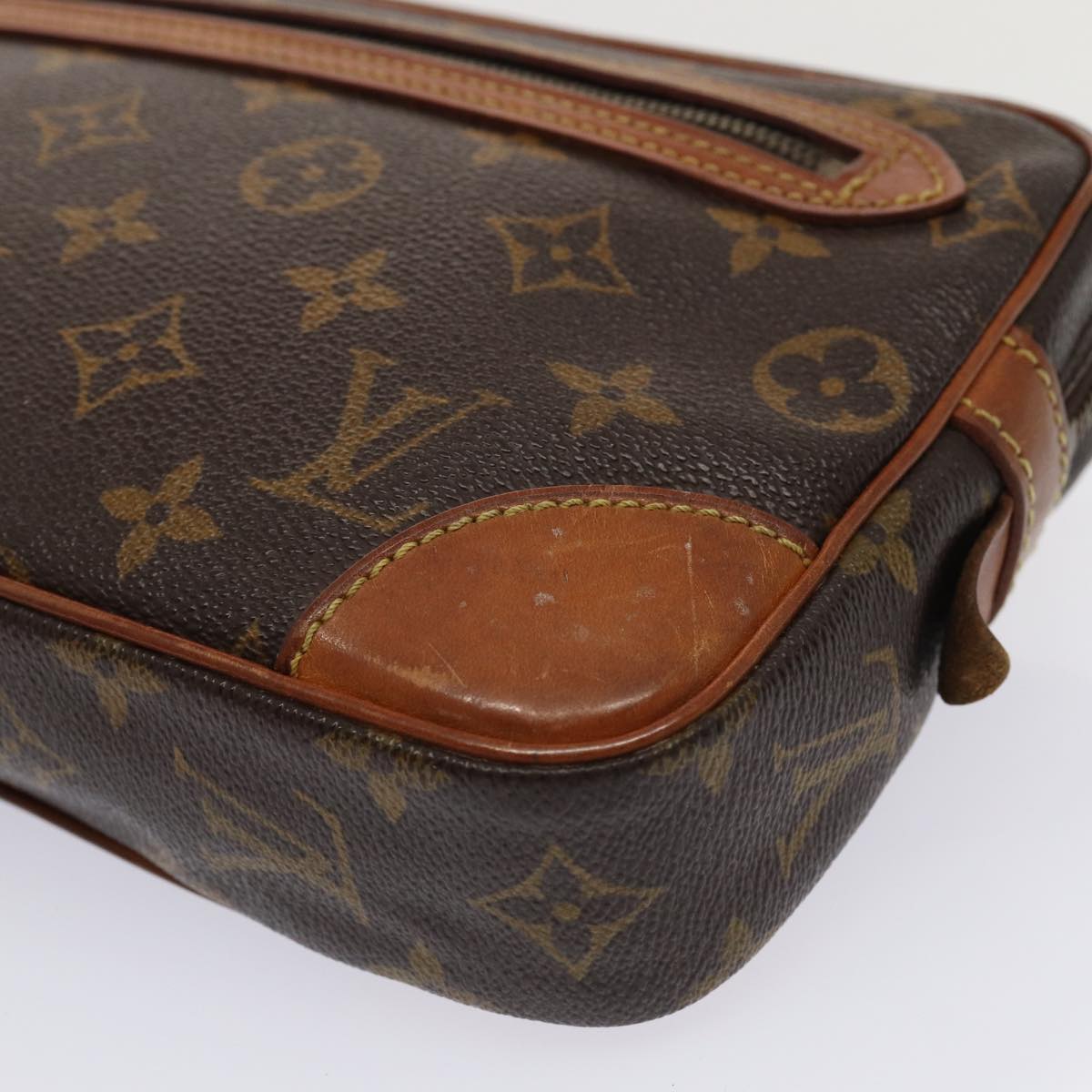 LOUIS VUITTON Monogram Marly Dragonne GM Clutch Bag M51825 LV Auth 79706