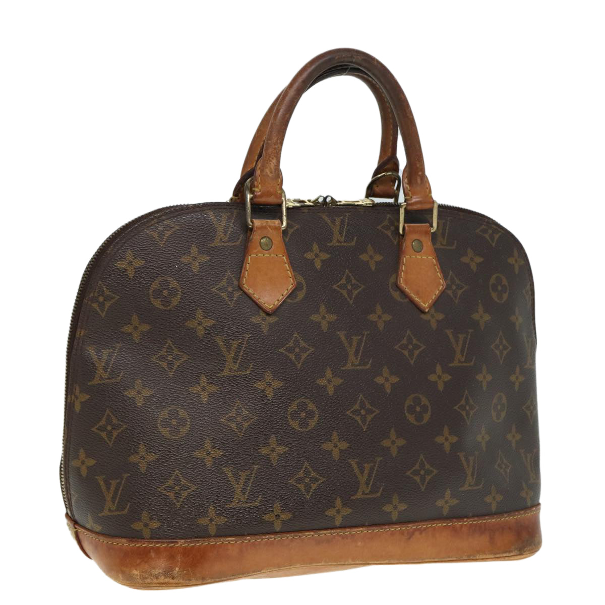 LOUIS VUITTON Monogram Alma Hand Bag M51130 LV Auth 79715