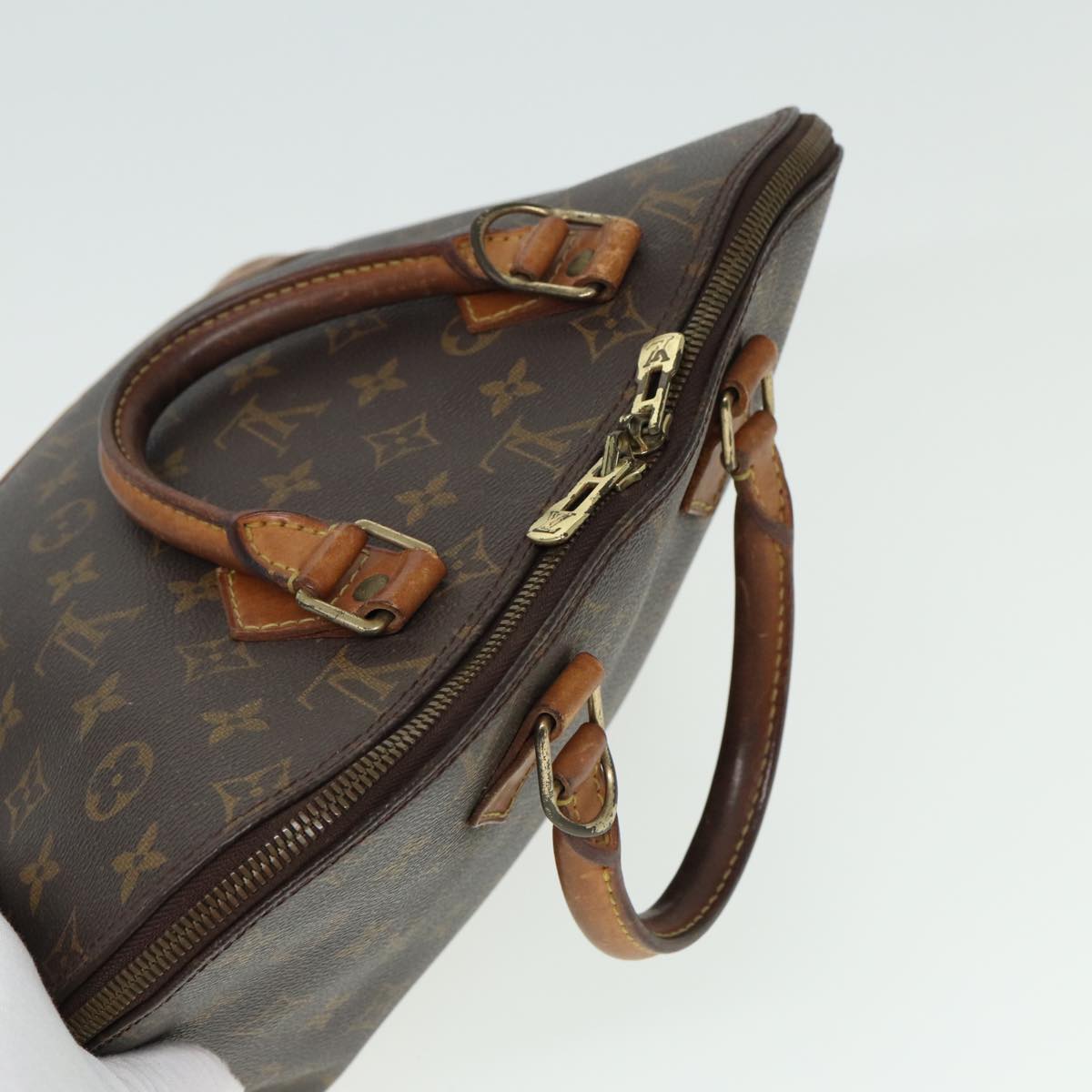 LOUIS VUITTON Monogram Alma Hand Bag M51130 LV Auth 79715