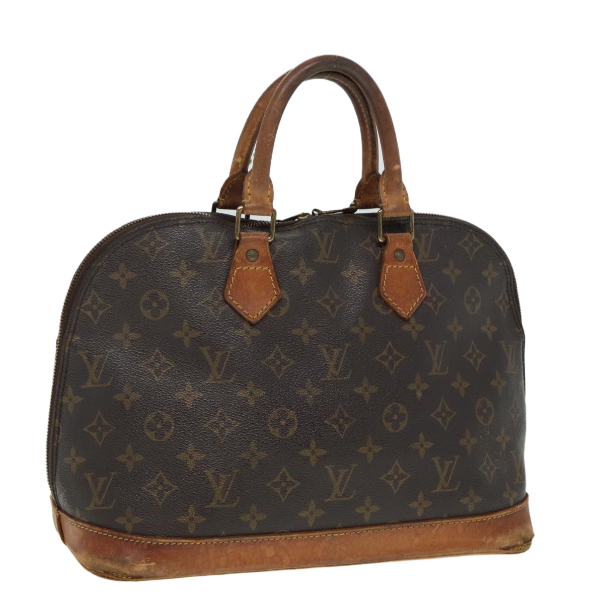 LOUIS VUITTON Monogram Alma Hand Bag M51130 LV Auth 79716