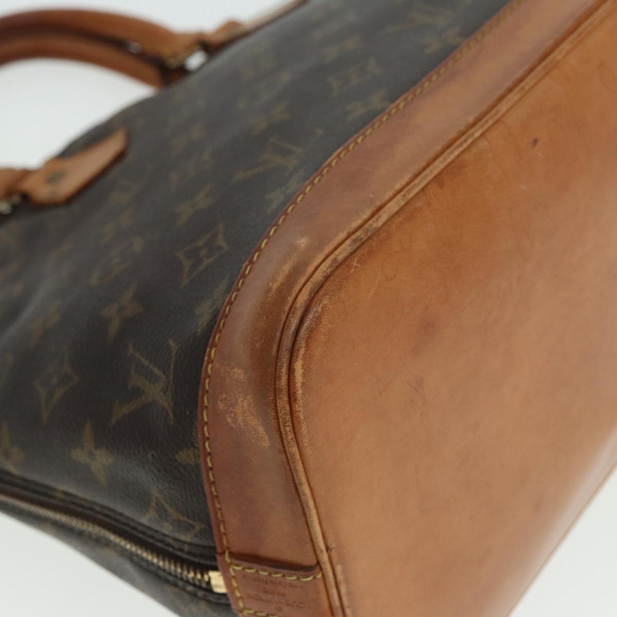 LOUIS VUITTON Monogram Alma Hand Bag M51130 LV Auth 79717