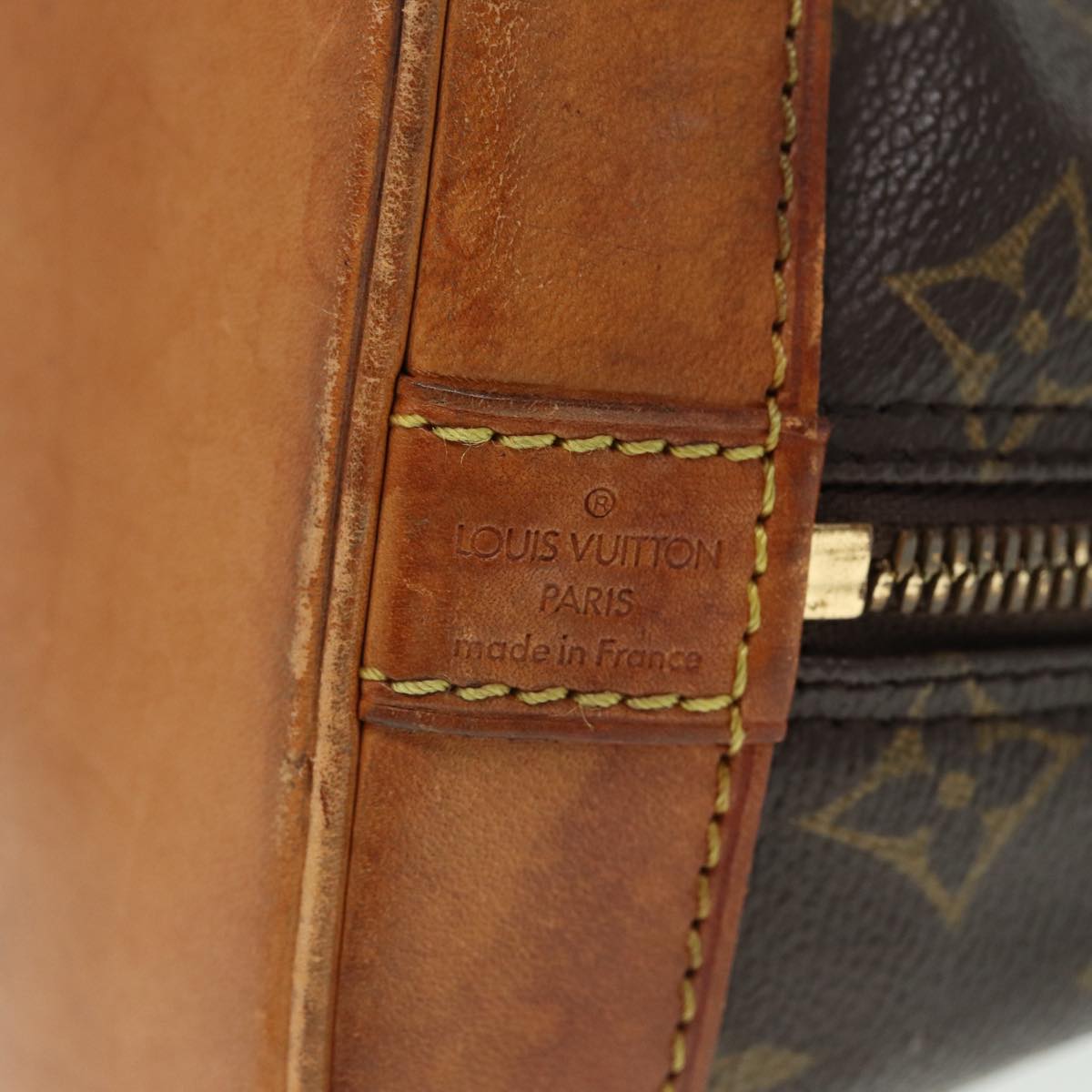 LOUIS VUITTON Monogram Alma Hand Bag M51130 LV Auth 79717