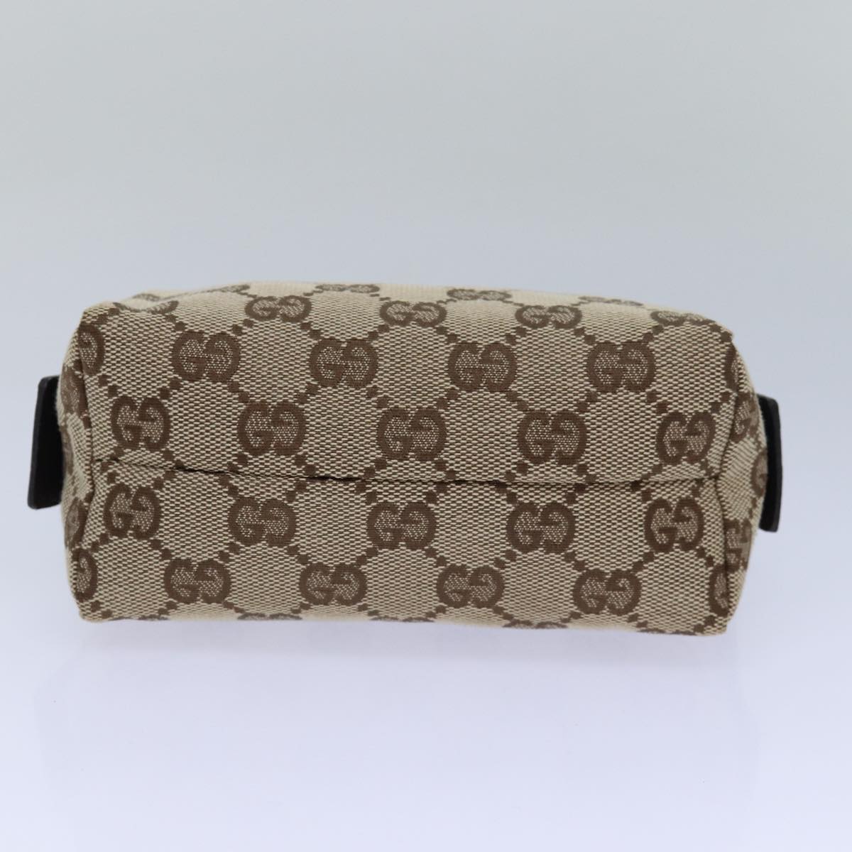 GUCCI GG Canvas Pouch Beige 29596 Auth 79742