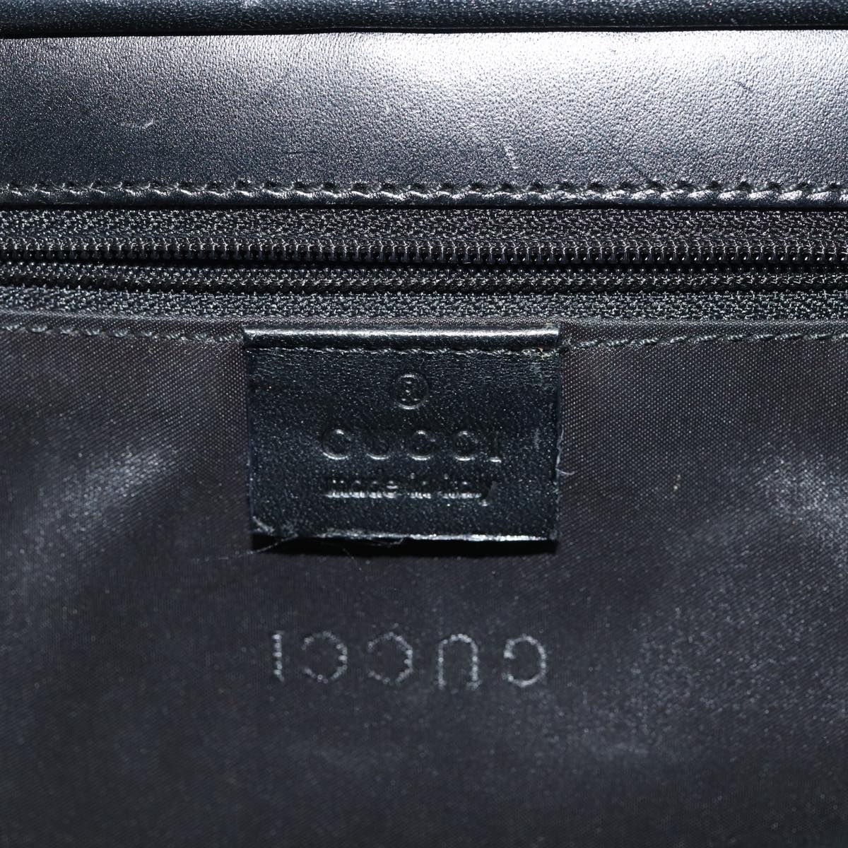 GUCCI Shoulder Bag Nylon Black 001 3218 Auth 79743