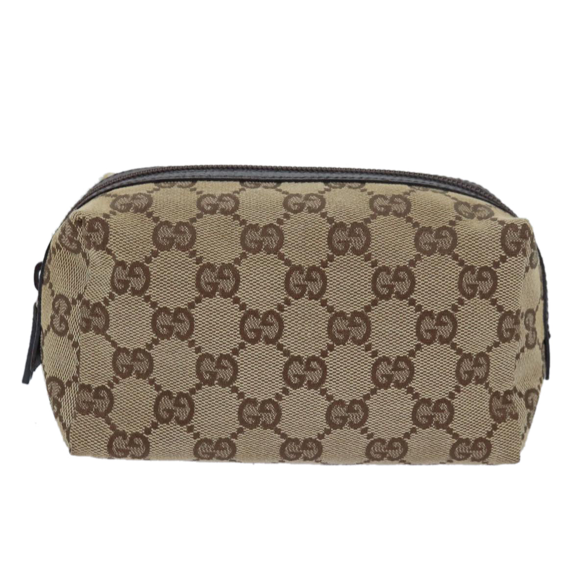 GUCCI GG Canvas Pouch Beige 29595 Auth 79745 - 0