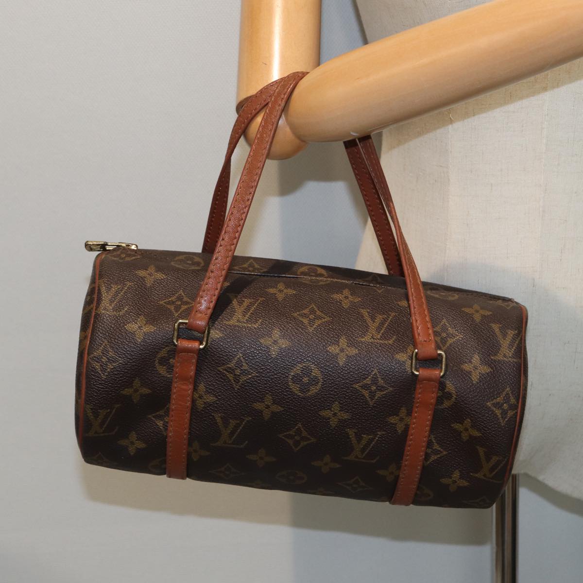 LOUIS VUITTON Monogram Papillon 26 Hand Bag M51386 LV Auth 79747