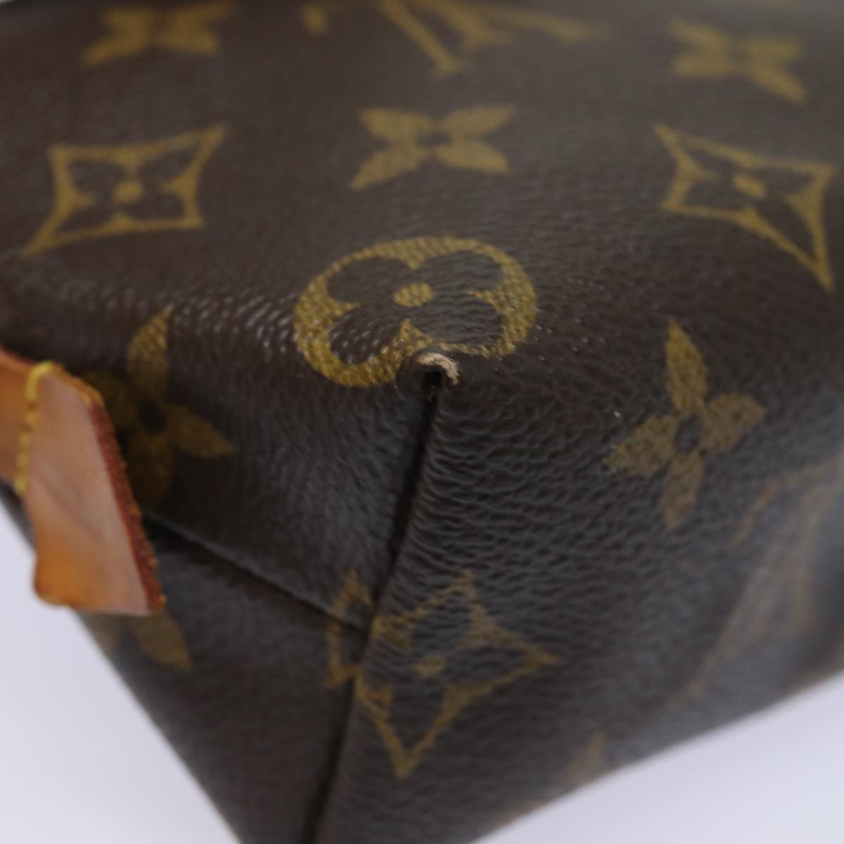 LOUIS VUITTON Monogram Pochette Cosmetic PM Cosmetic Pouch M47515 LV Auth 79750