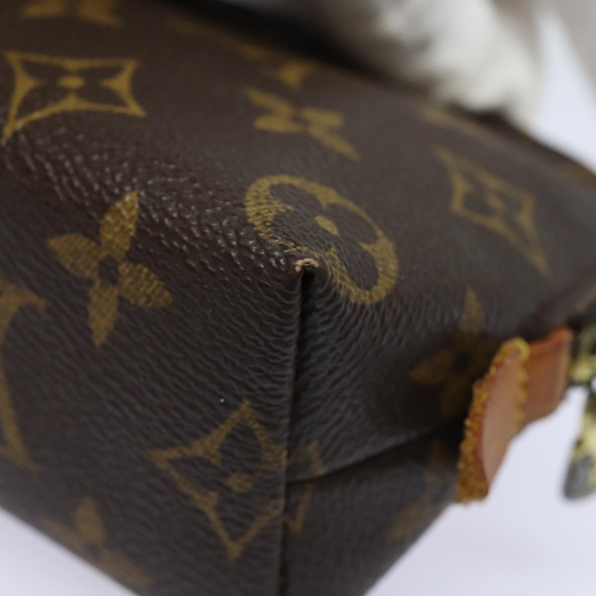 LOUIS VUITTON Monogram Pochette Cosmetic PM Cosmetic Pouch M47515 LV Auth 79750