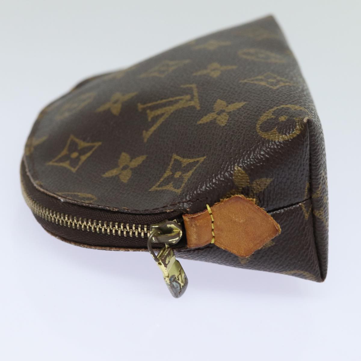 LOUIS VUITTON Monogram Pochette Cosmetic PM Cosmetic Pouch M47515 LV Auth 79750