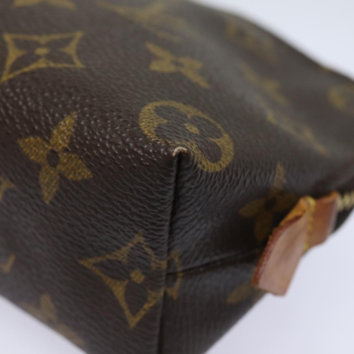 LOUIS VUITTON Monogram Pochette Cosmetic PM Cosmetic Pouch M47515 LV Auth 79750