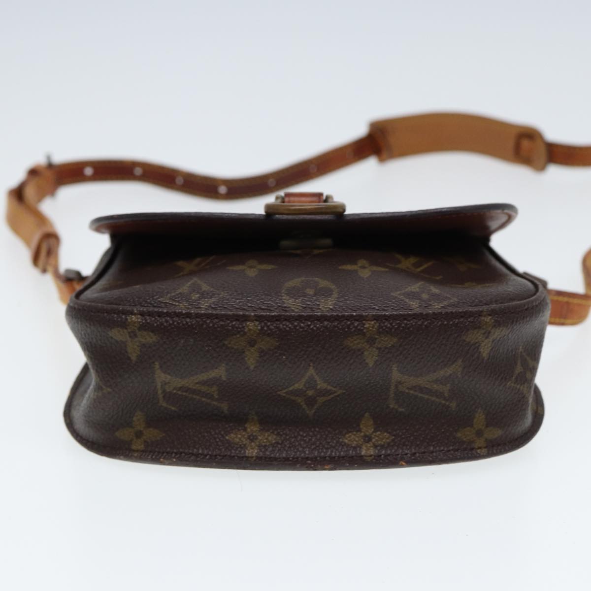 LOUIS VUITTON Monogram Saint Cloud PM Shoulder Bag M51244 LV Auth 79755