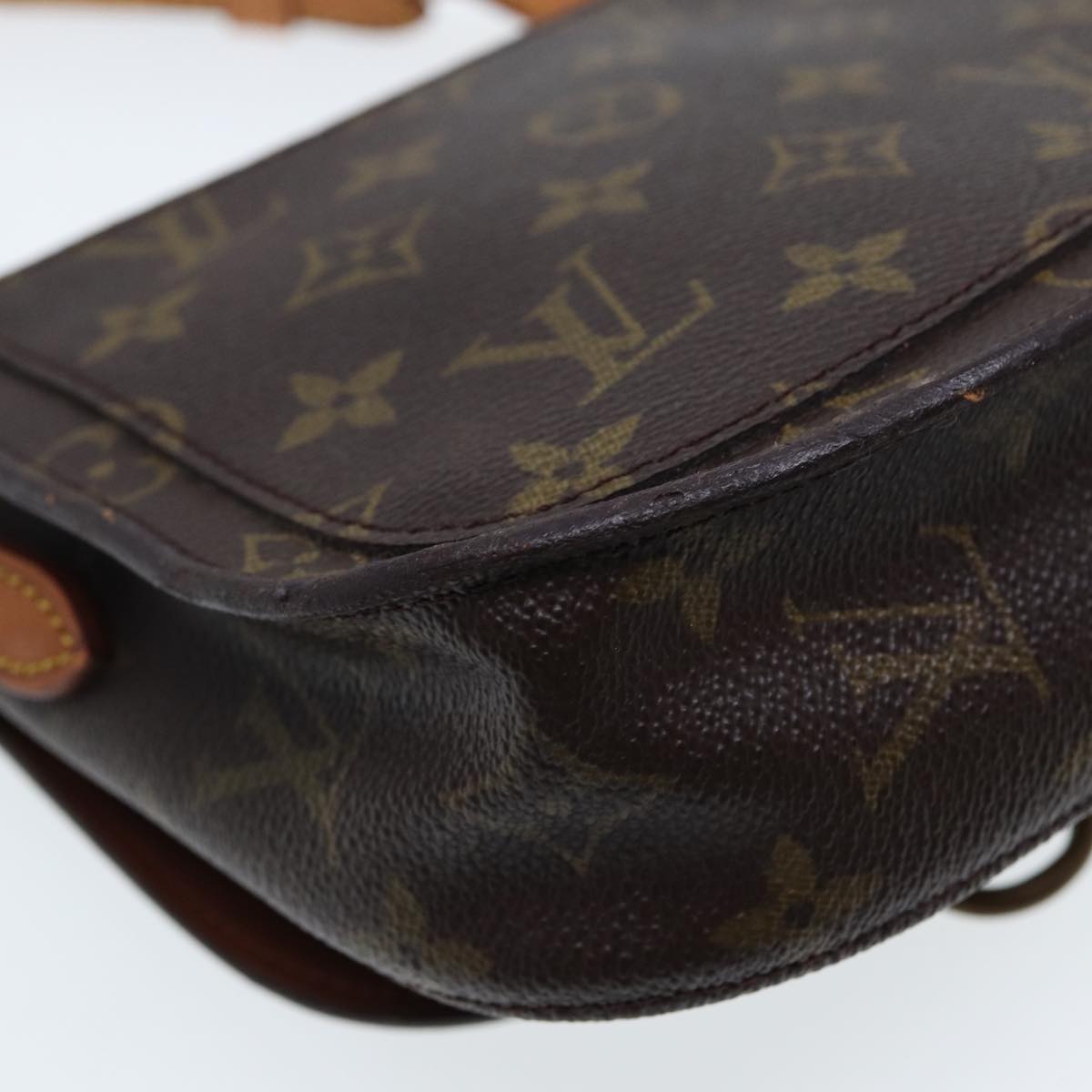 LOUIS VUITTON Monogram Saint Cloud PM Shoulder Bag M51244 LV Auth 79755