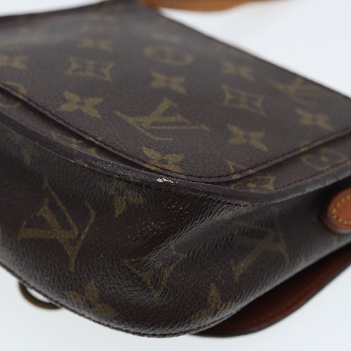 LOUIS VUITTON Monogram Saint Cloud PM Shoulder Bag M51244 LV Auth 79755