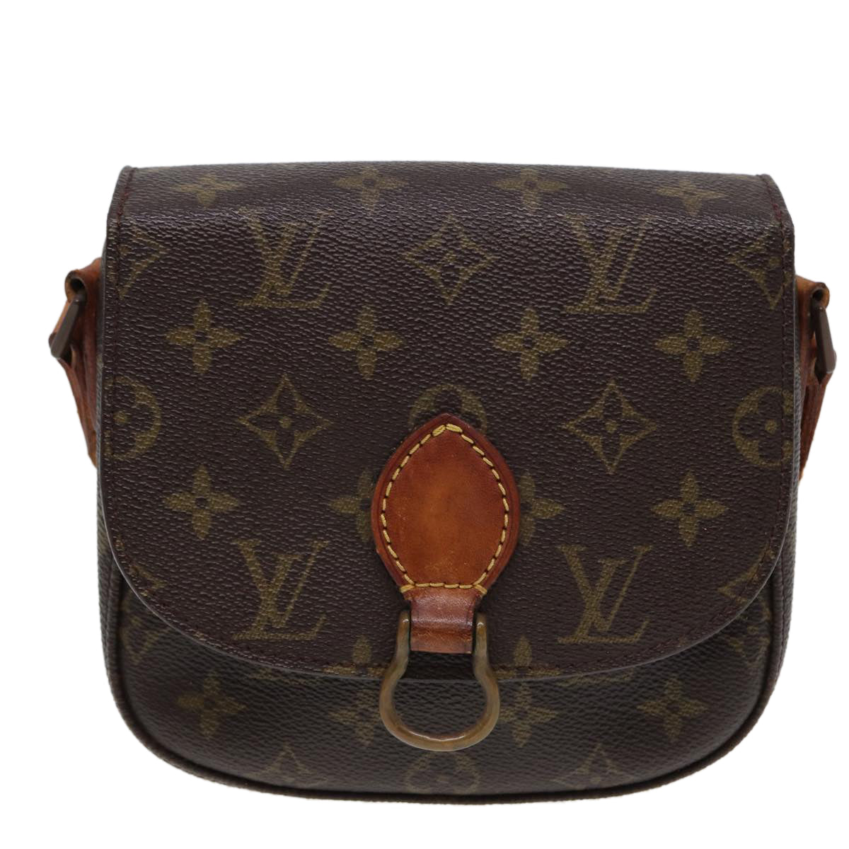 LOUIS VUITTON Monogram Saint Cloud PM Shoulder Bag M51244 LV Auth 79755