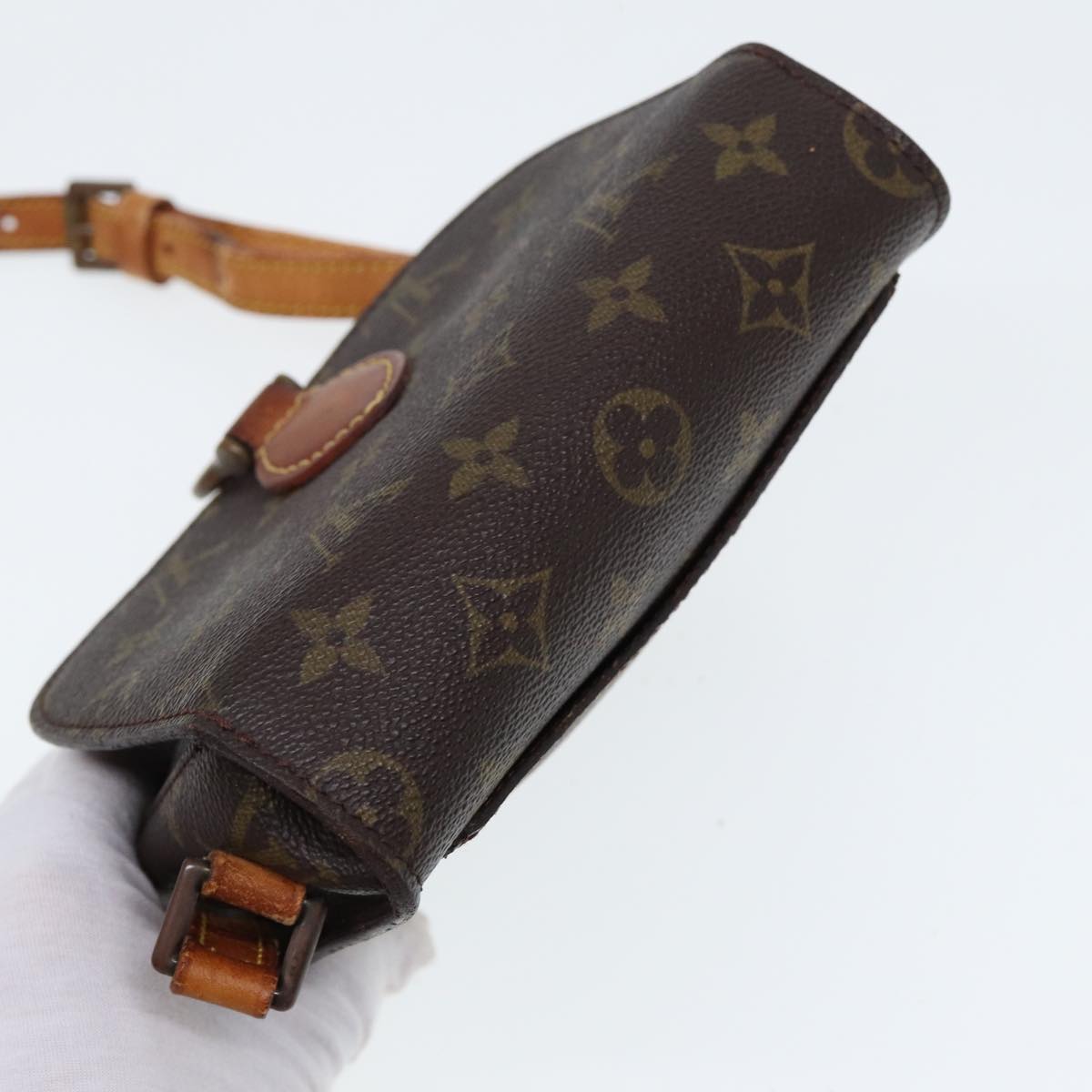 LOUIS VUITTON Monogram Saint Cloud PM Shoulder Bag M51244 LV Auth 79755