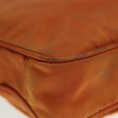 PRADA Shoulder Bag Nylon Orange Auth 79767-16