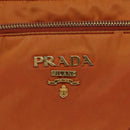 PRADA Shoulder Bag Nylon Orange Auth 79767-17