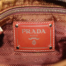 PRADA Shoulder Bag Nylon Orange Auth 79767-18