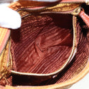 PRADA Shoulder Bag Nylon Orange Auth 79767-22