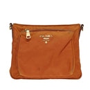 PRADA Shoulder Bag Nylon Orange Auth 79767-13