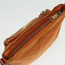 PRADA Shoulder Bag Nylon Orange Auth 79767-5