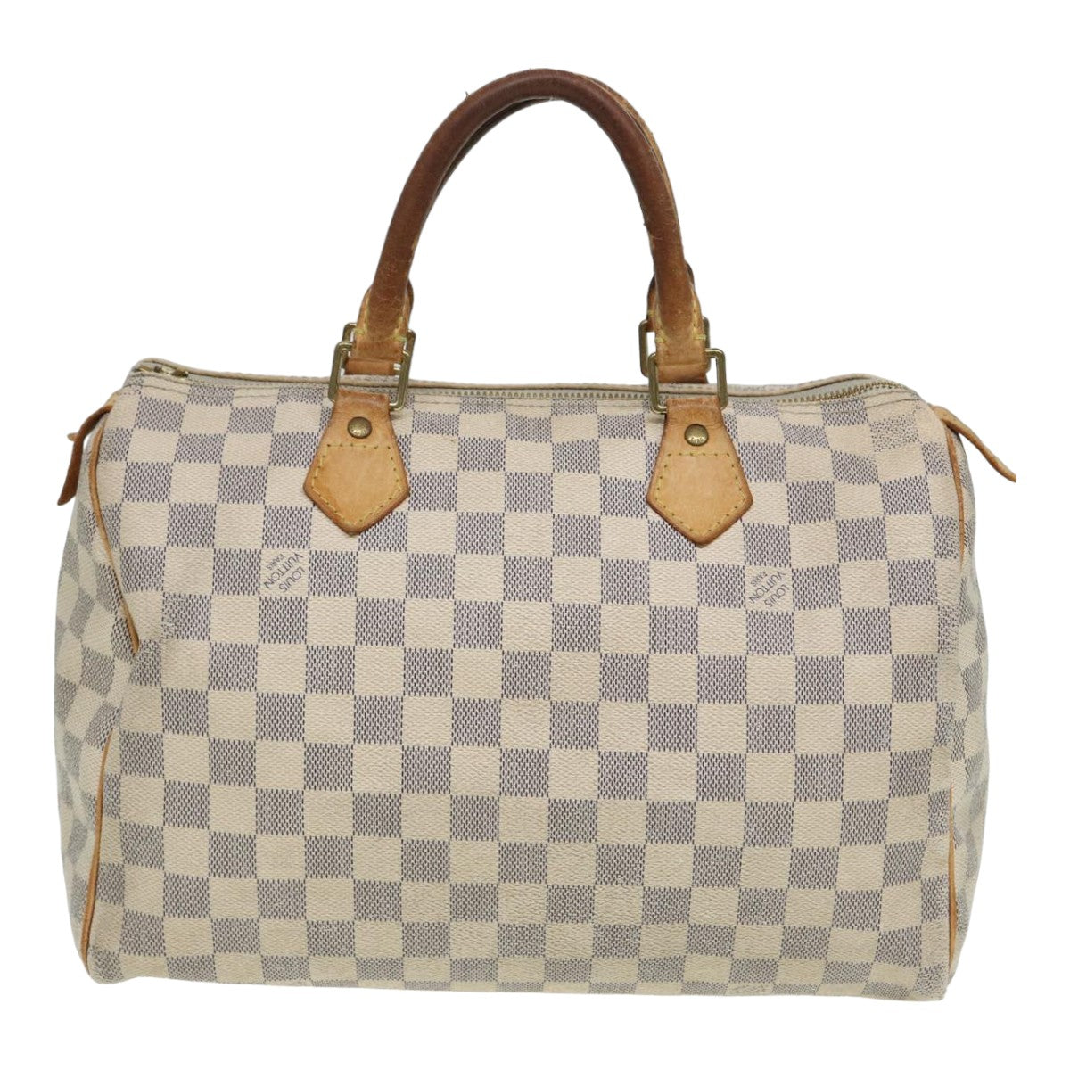 LOUIS VUITTON Damier Azur Speedy 30 Hand Bag N41533 LV Auth 79806