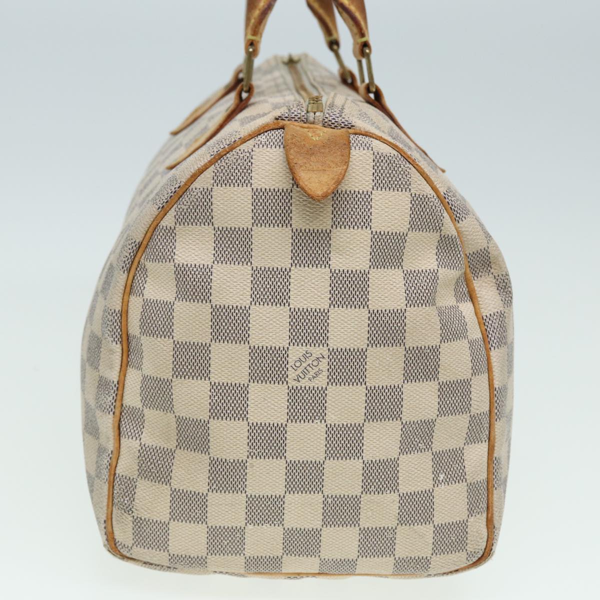 LOUIS VUITTON Damier Azur Speedy 30 Hand Bag N41533 LV Auth 79806