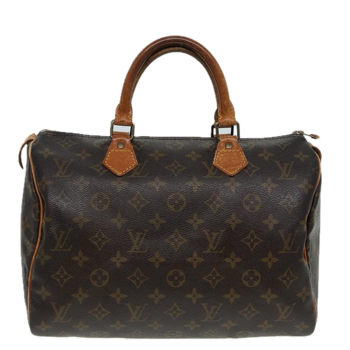 LOUIS VUITTON Monogram Speedy 30 Hand Bag M41526 LV Auth 79807