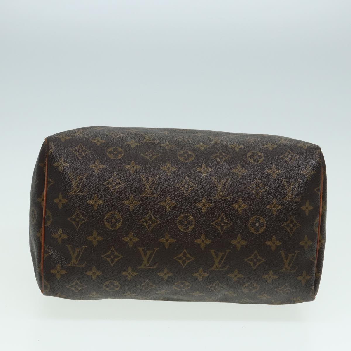 LOUIS VUITTON Monogram Speedy 30 Hand Bag M41526 LV Auth 79808