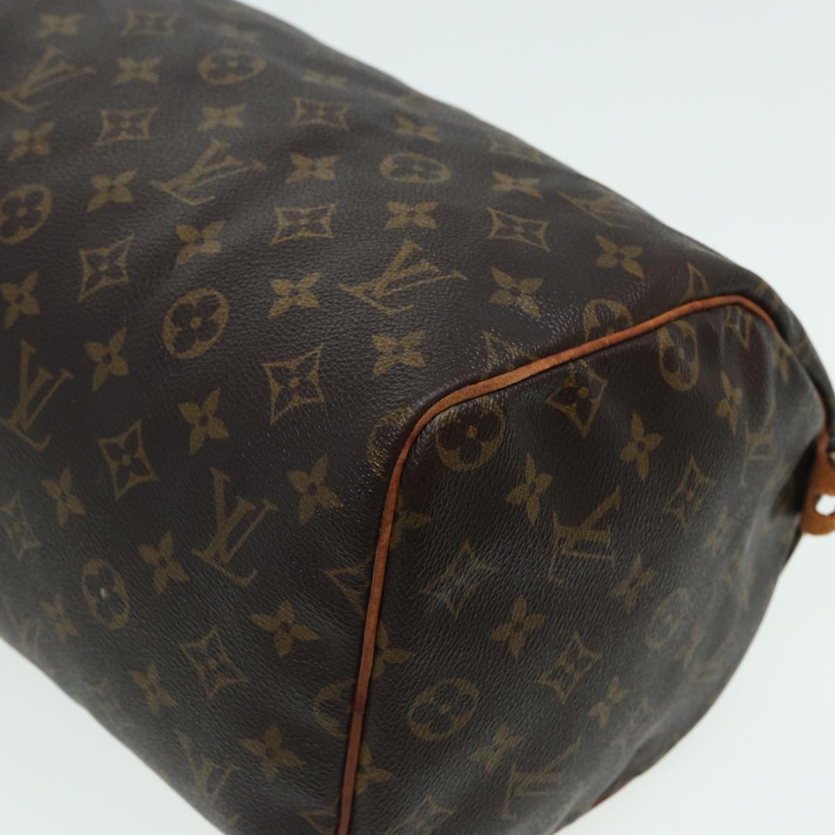 LOUIS VUITTON Monogram Speedy 30 Hand Bag M41526 LV Auth 79808