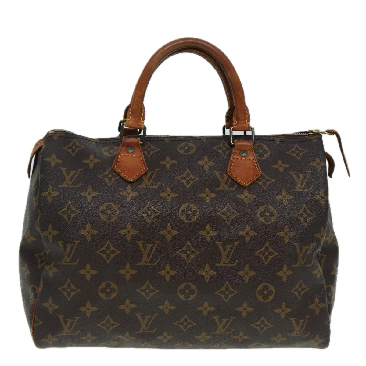 LOUIS VUITTON Monogram Speedy 30 Hand Bag M41526 LV Auth 79809