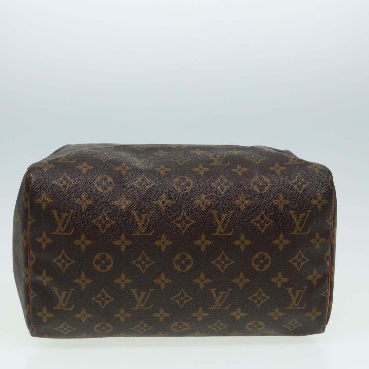 LOUIS VUITTON Monogram Speedy 30 Hand Bag M41526 LV Auth 79809