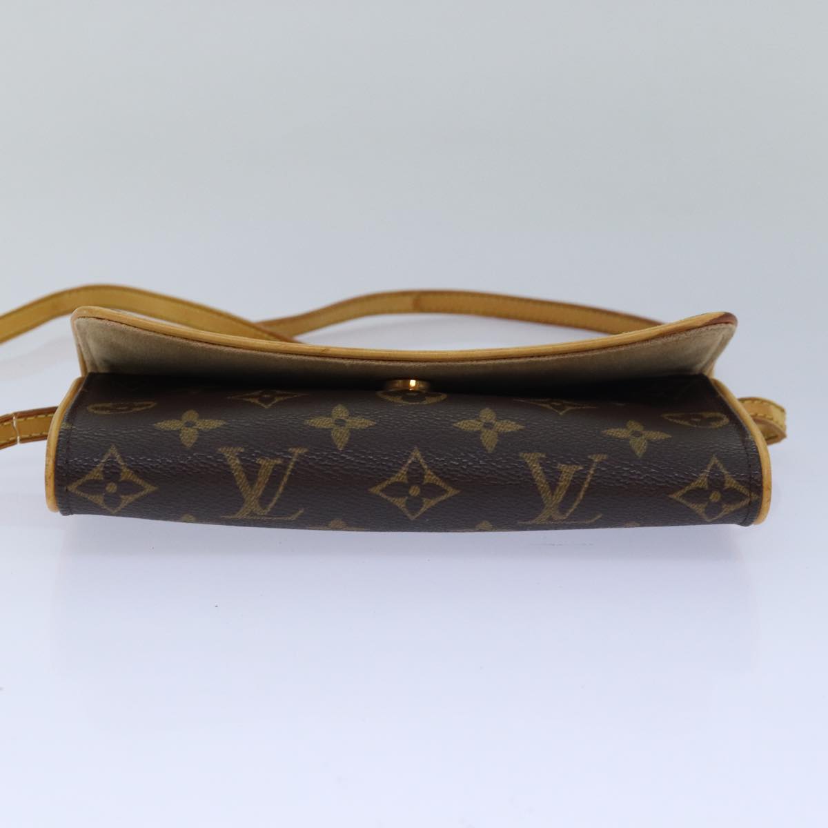 LOUIS VUITTON Monogram Pochette Twin PM Shoulder Bag M51854 LV Auth 79810