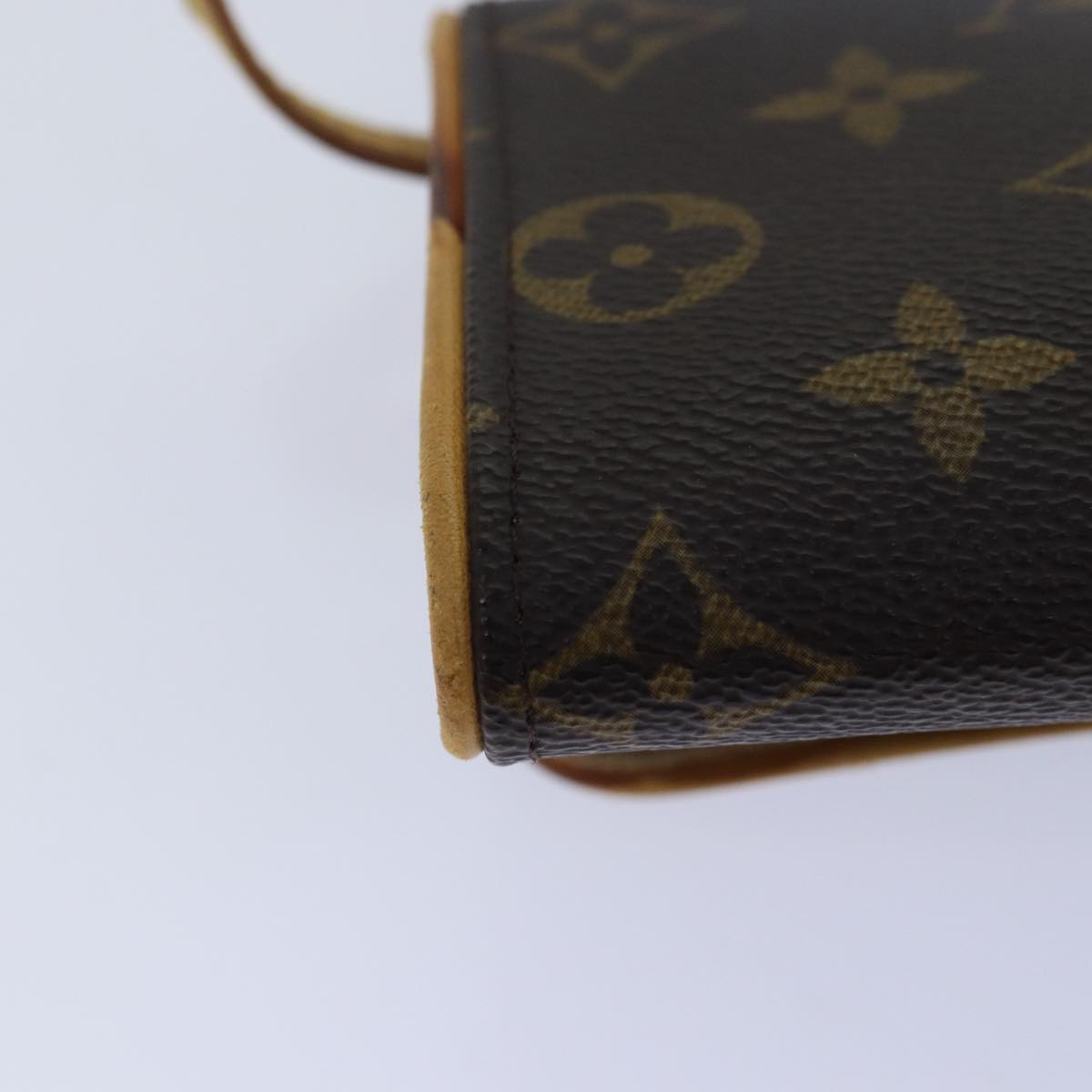 LOUIS VUITTON Monogram Pochette Twin PM Shoulder Bag M51854 LV Auth 79810