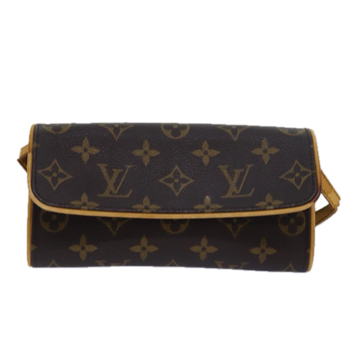 LOUIS VUITTON Monogram Pochette Twin PM Shoulder Bag M51854 LV Auth 79810