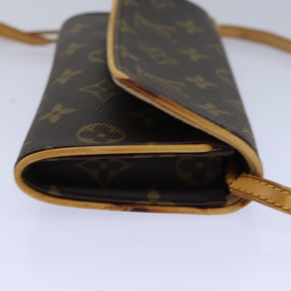 LOUIS VUITTON Monogram Pochette Twin PM Shoulder Bag M51854 LV Auth 79810