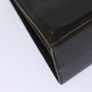 Salvatore Ferragamo Gancini Hand Bag Leather 2way Brown Auth 79812-15