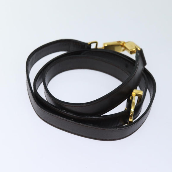 Salvatore Ferragamo Gancini Hand Bag Leather 2way Brown Auth 79812