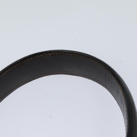 Salvatore Ferragamo Gancini Hand Bag Leather 2way Brown Auth 79812