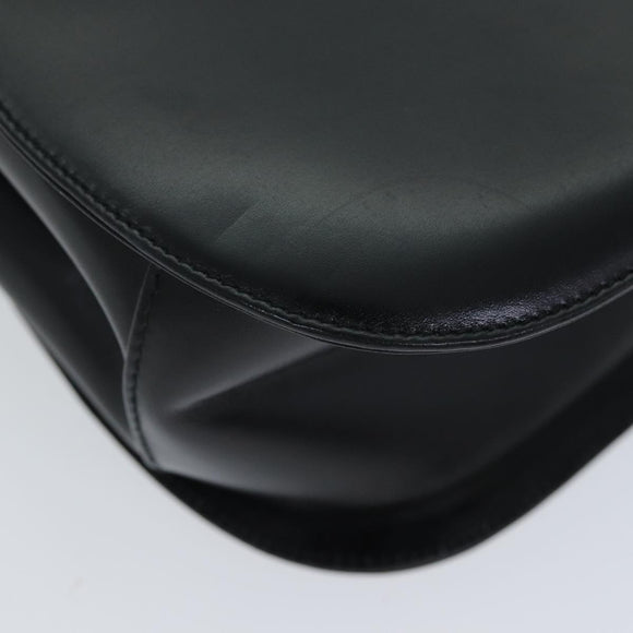 Salvatore Ferragamo Handtasche Leder 2-Wege Schwarz Authentisch 79814