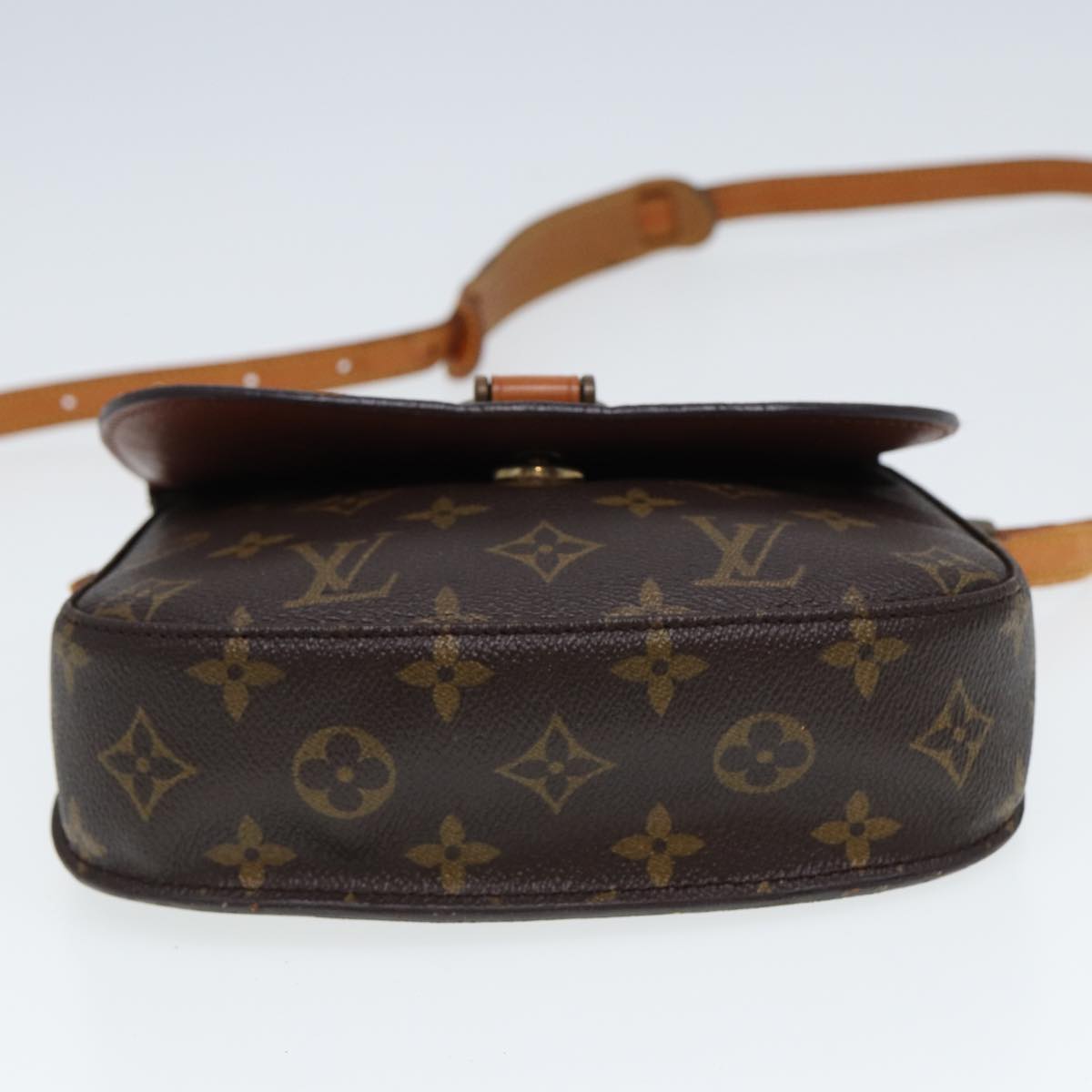 LOUIS VUITTON Monogram Saint Cloud MM Shoulder Bag M51243 LV Auth 79825