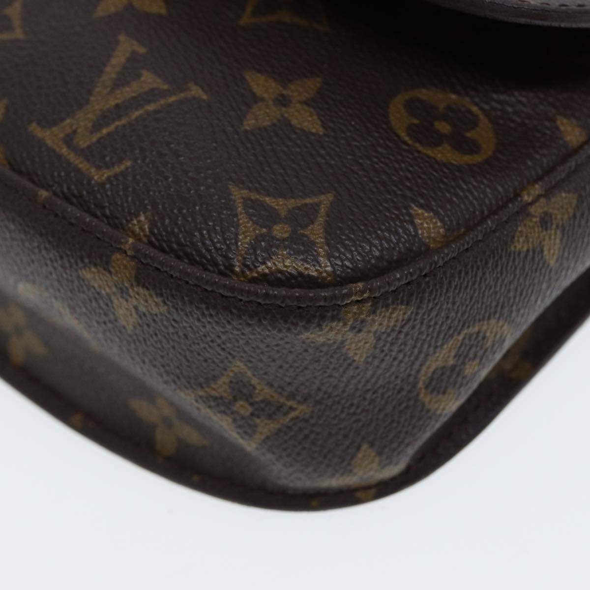 LOUIS VUITTON Monogram Saint Cloud MM Shoulder Bag M51243 LV Auth 79825