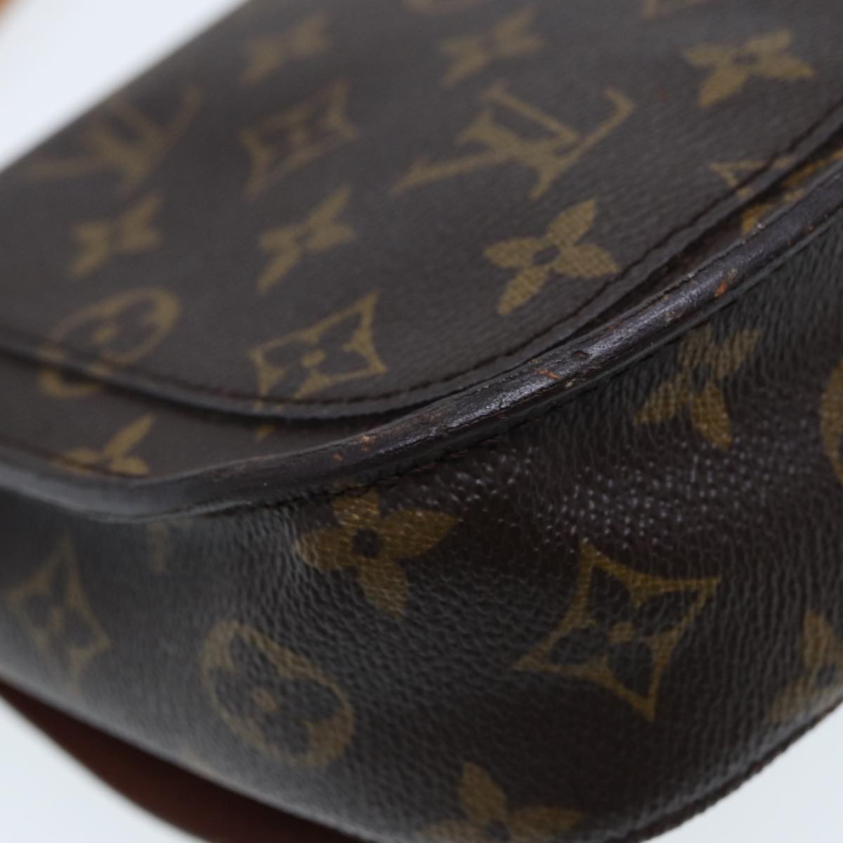 LOUIS VUITTON Monogram Saint Cloud MM Shoulder Bag M51243 LV Auth 79825